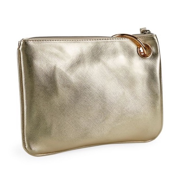 NWT Fifth City Set of 3 Metallic Bags with Ring - Picture 3 of 5